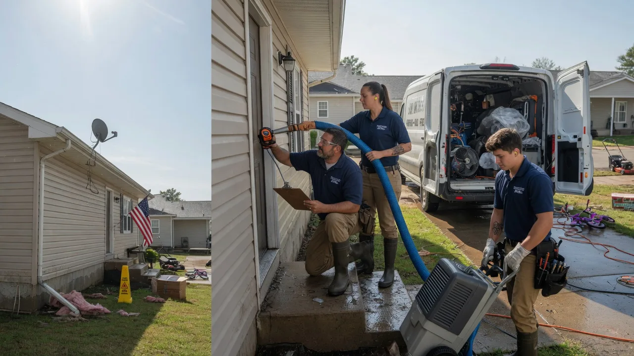 Ceiling Water Damage Restoration in Estherwood, LA near me